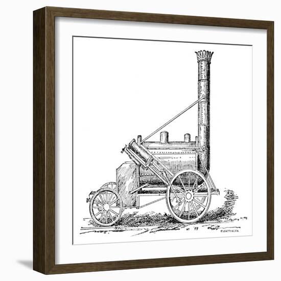 Stephenson's Rocket, 1829-Science Photo Library-Framed Photographic Print