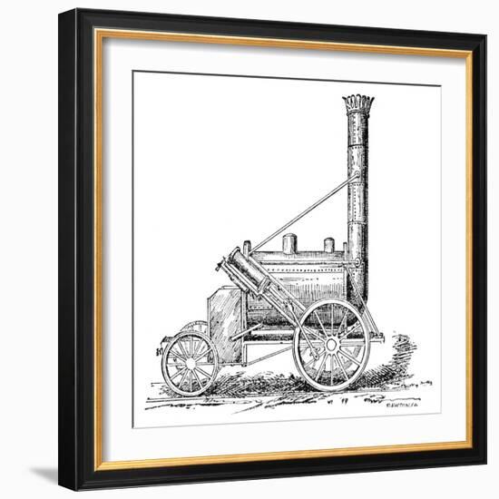 Stephenson's Rocket, 1829-Science Photo Library-Framed Photographic Print