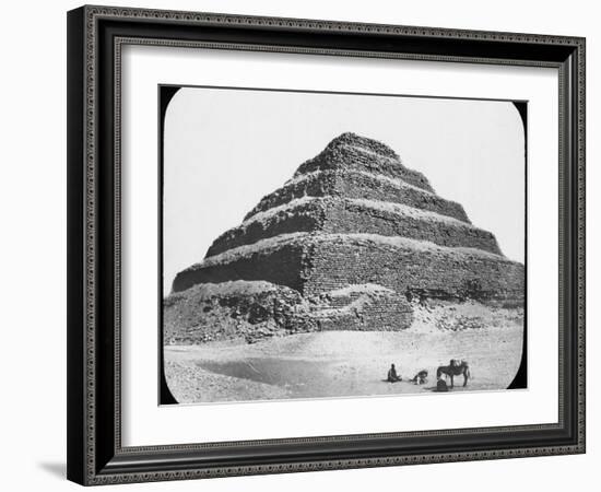 Stepped Pyramid of King Djoser, Saqqara, Egypt, C1890-Newton & Co-Framed Photographic Print