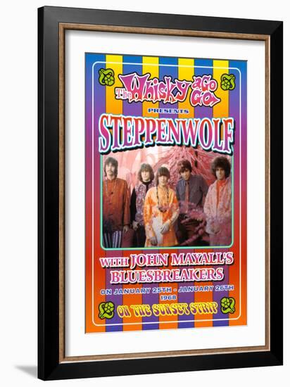 Steppenwolf Whisky-A-Go-Go Los Angeles, c.1968-Dennis Loren-Framed Art Print