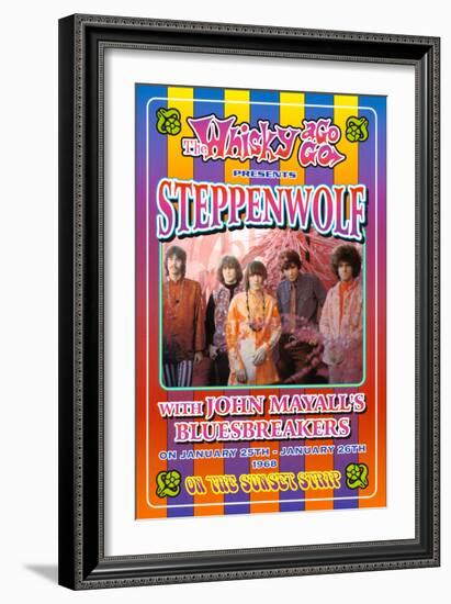 Steppenwolf Whisky-A-Go-Go Los Angeles, c.1968-Dennis Loren-Framed Art Print