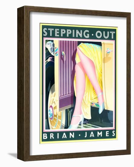 Stepping Out-Brian James-Framed Art Print