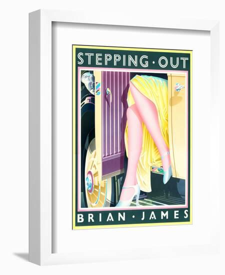 Stepping Out-Brian James-Framed Art Print