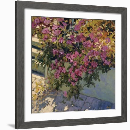 Steps and Summer Flowers-Philip Craig-Framed Art Print