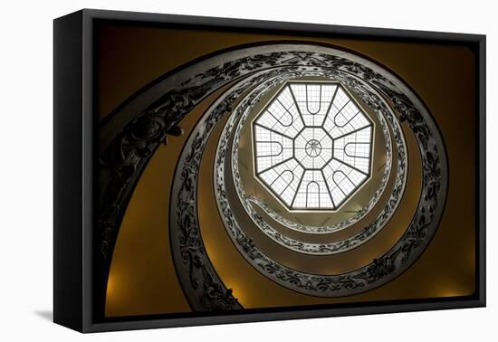 Steps at the Vatican Museum, the Vatican City, Vatican, Rome, Lazio, Italy, Europe-Ben Pipe-Framed Premier Image Canvas