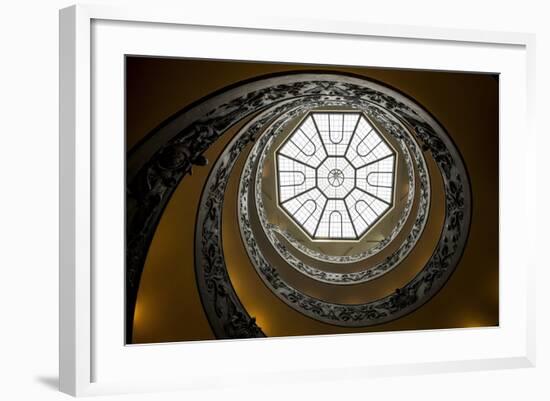 Steps at the Vatican Museum, the Vatican City, Vatican, Rome, Lazio, Italy, Europe-Ben Pipe-Framed Photographic Print