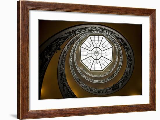 Steps at the Vatican Museum, the Vatican City, Vatican, Rome, Lazio, Italy, Europe-Ben Pipe-Framed Photographic Print