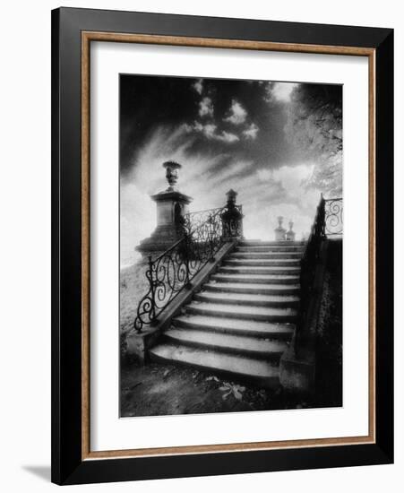 Steps, Chateau Vieux, Saint-Germain-En-Laye, Paris-Simon Marsden-Framed Giclee Print