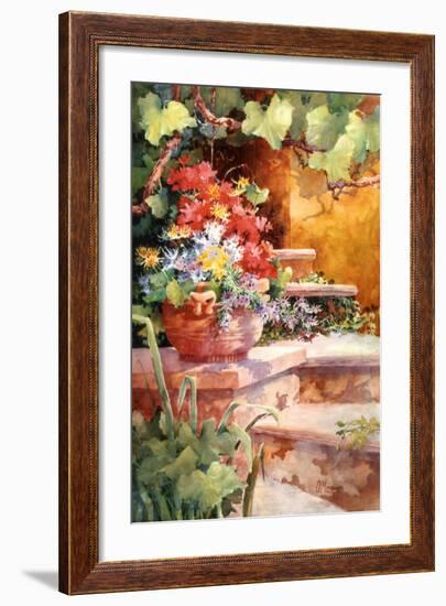 Steps of Provence-Diane Maxey-Framed Art Print