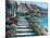 Steps of St. Tropez-Howard Behrens-Mounted Premium Giclee Print