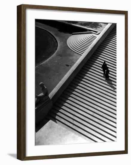 Steps of the Trocadero-null-Framed Photographic Print