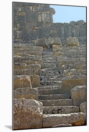 Steps of the Xanthos Theatre, Xanthos, Turkey-null-Mounted Photographic Print