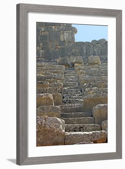 Steps of the Xanthos Theatre, Xanthos, Turkey-null-Framed Photographic Print