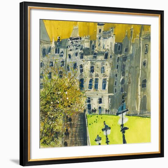 Steps to Market Street, Edinburgh-Susan Brown-Framed Giclee Print