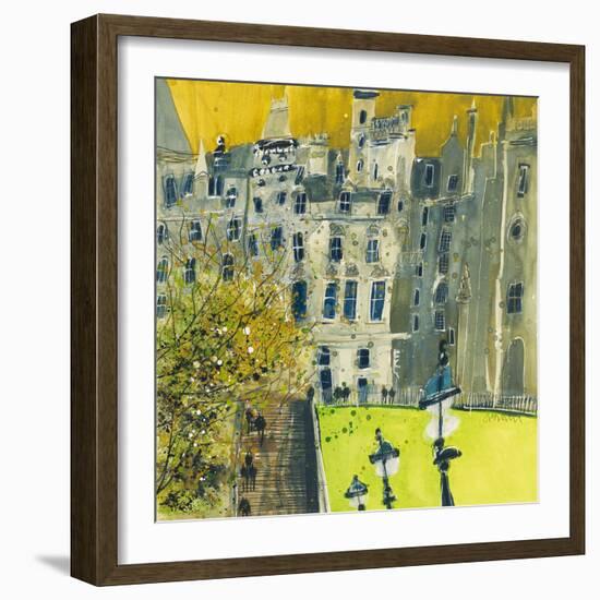 Steps to Market Street, Edinburgh-Susan Brown-Framed Photographic Print