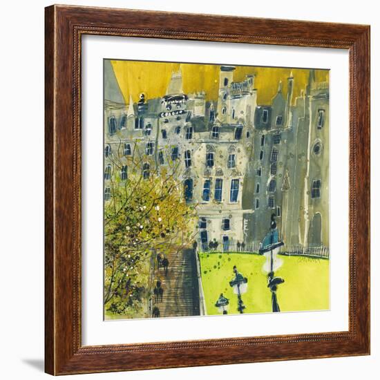 Steps to Market Street, Edinburgh-Susan Brown-Framed Photographic Print