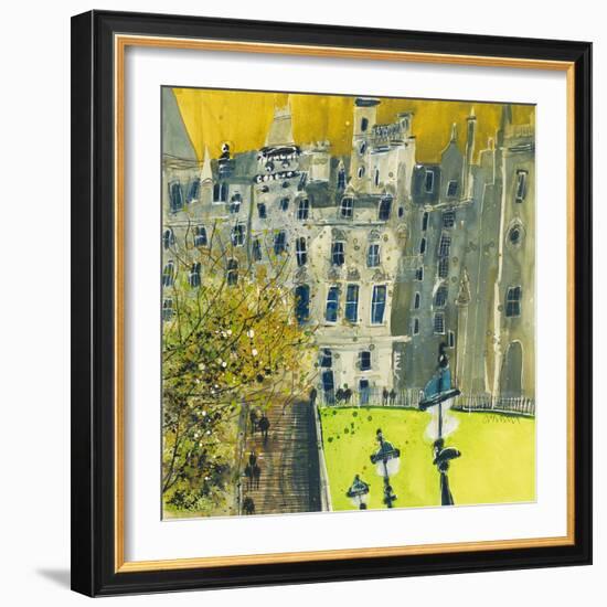 Steps to Market Street, Edinburgh-Susan Brown-Framed Photographic Print