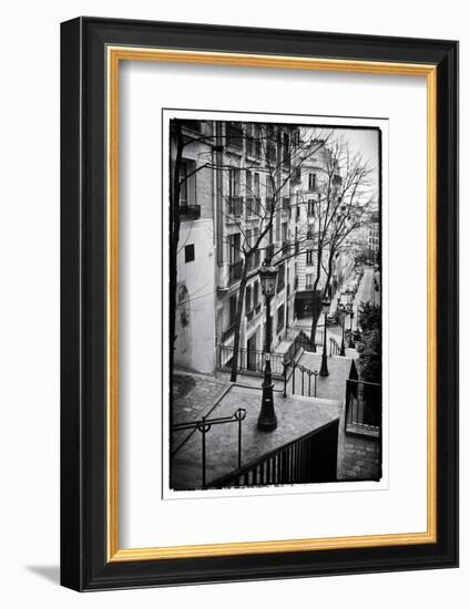 Steps to the Place du Sacré Cœur - Montmartre - Paris - France-Philippe Hugonnard-Framed Photographic Print