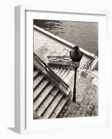 Steps to the Seine-Toby Vandenack-Framed Art Print