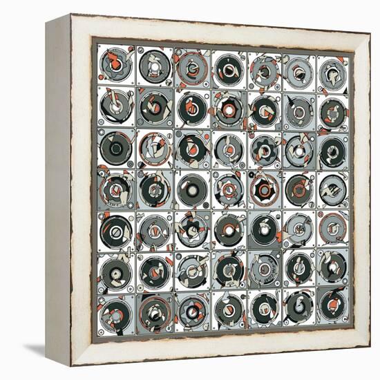 Stereogram-HR-FM-Framed Stretched Canvas