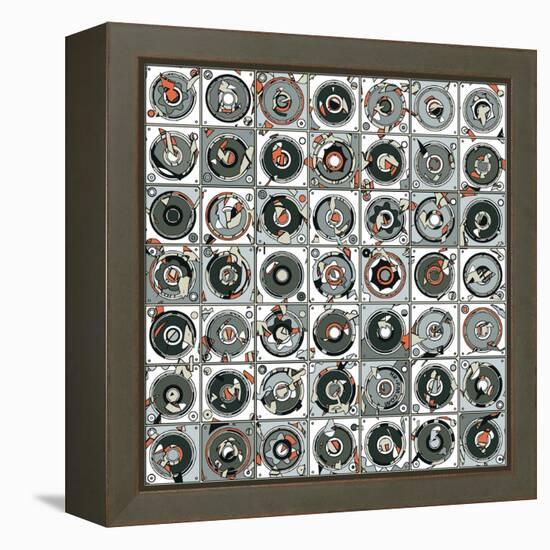 Stereogram-HR-FM-Framed Stretched Canvas