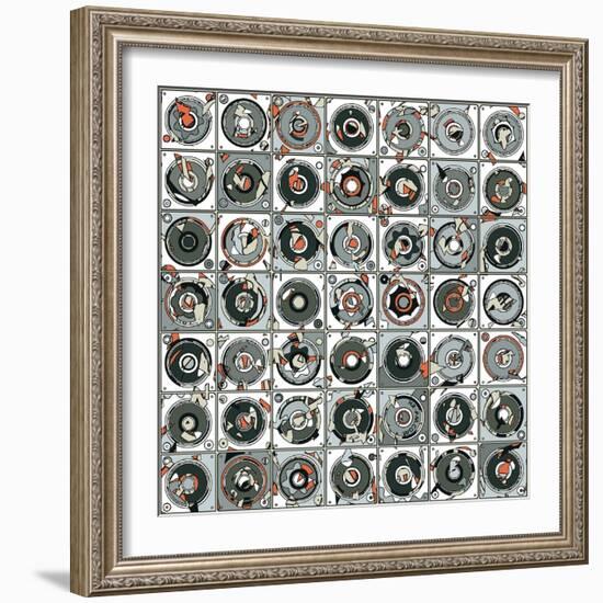 Stereogram-HR-FM-Framed Art Print