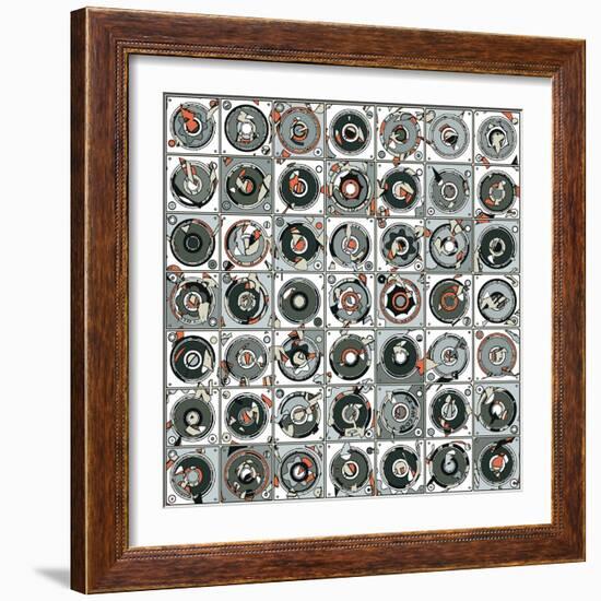 Stereogram-HR-FM-Framed Art Print