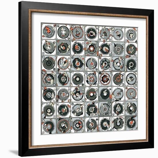 Stereogram-HR-FM-Framed Art Print