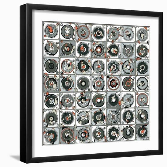 Stereogram-HR-FM-Framed Art Print