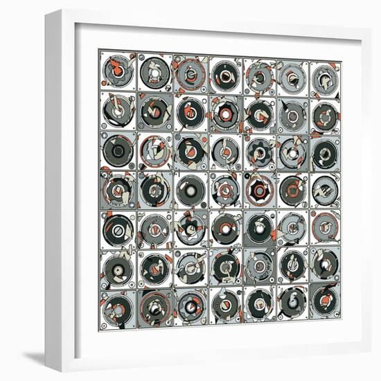 Stereogram-HR-FM-Framed Art Print