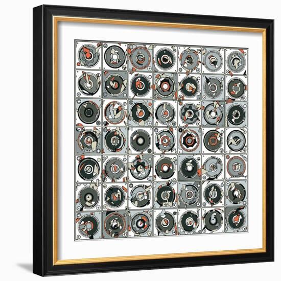 Stereogram-HR-FM-Framed Art Print