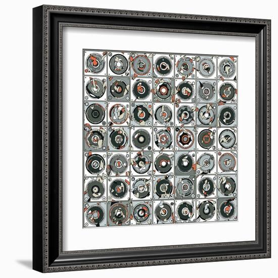 Stereogram-HR-FM-Framed Art Print