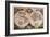 Stereographic Map of the World-Jodocus Hondius-Framed Art Print