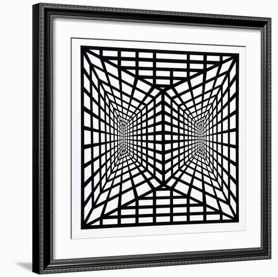 Stereopsis II-Roy Ahlgren-Framed Serigraph