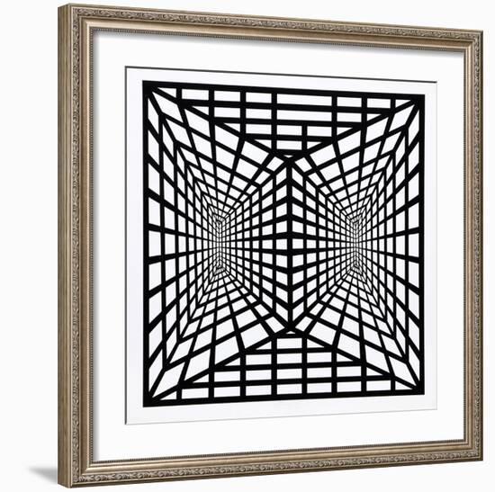 Stereopsis II-Roy Ahlgren-Framed Serigraph