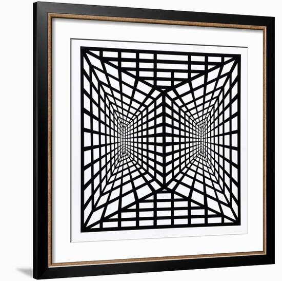 Stereopsis II-Roy Ahlgren-Framed Serigraph