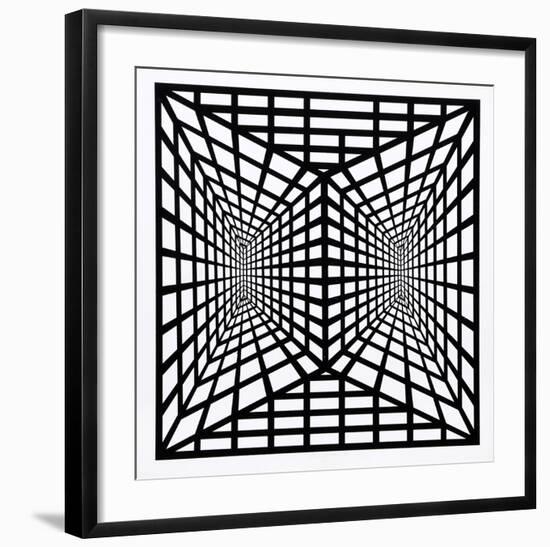 Stereopsis II-Roy Ahlgren-Framed Serigraph