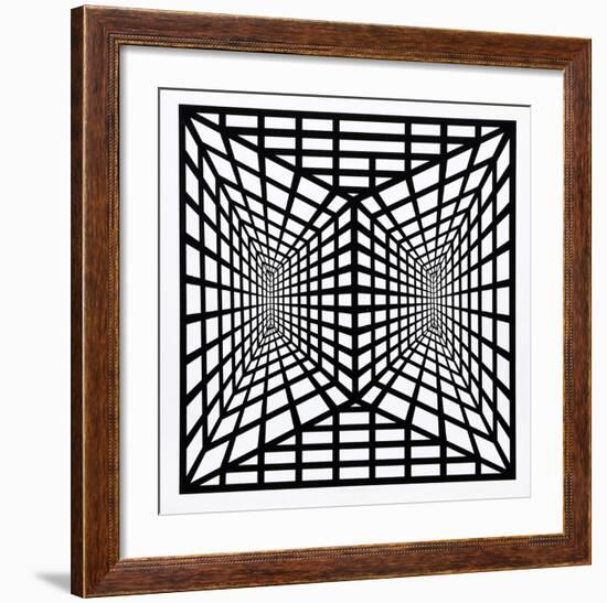 Stereopsis II-Roy Ahlgren-Framed Serigraph