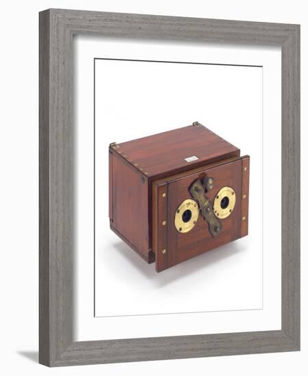 Stereoscopic Sliding Box Camera-J. J. Pyne-Framed Giclee Print