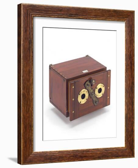 Stereoscopic Sliding Box Camera-J. J. Pyne-Framed Giclee Print