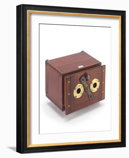 Stereoscopic Sliding Box Camera-J. J. Pyne-Framed Giclee Print