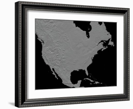 Stereoscopic View of North America-Stocktrek Images-Framed Photographic Print