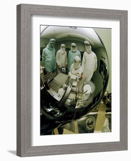 Sterile Laboratory at the Schering Drug Company, 1958-Yale Joel-Framed Photographic Print