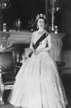 HM Queen Elizabeth II and Hrh Duke of Edinburgh at Buckingham Palace, 12th March 1953-Sterling Henry Nahum Baron-Premier Image Canvas