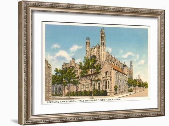 Sterling Law School, Yale, New Haven, Connecticut-null-Framed Art Print