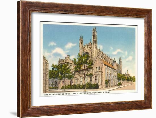 Sterling Law School, Yale, New Haven, Connecticut-null-Framed Art Print