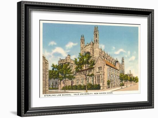 Sterling Law School, Yale, New Haven, Connecticut-null-Framed Art Print