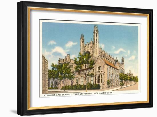 Sterling Law School, Yale, New Haven, Connecticut-null-Framed Art Print