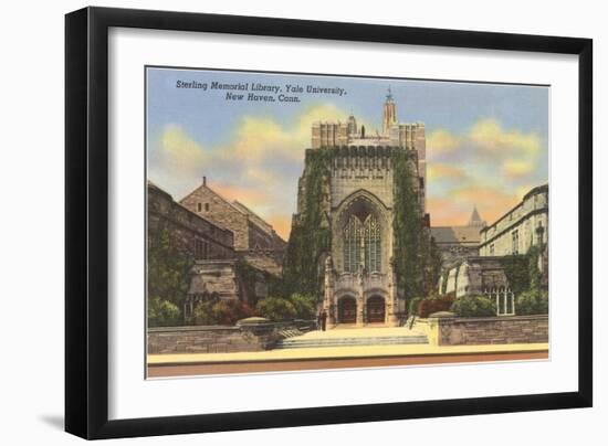 Sterling Law School, Yale, New Haven, Connecticut-null-Framed Art Print