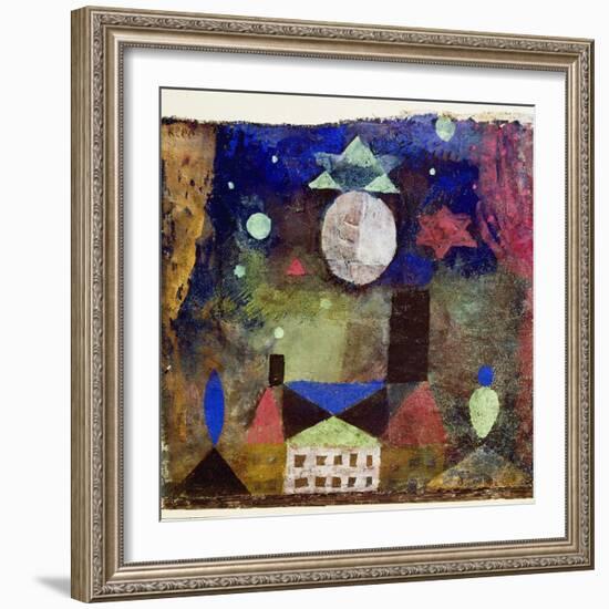 Stern über bösen Häusern-Paul Klee-Framed Giclee Print